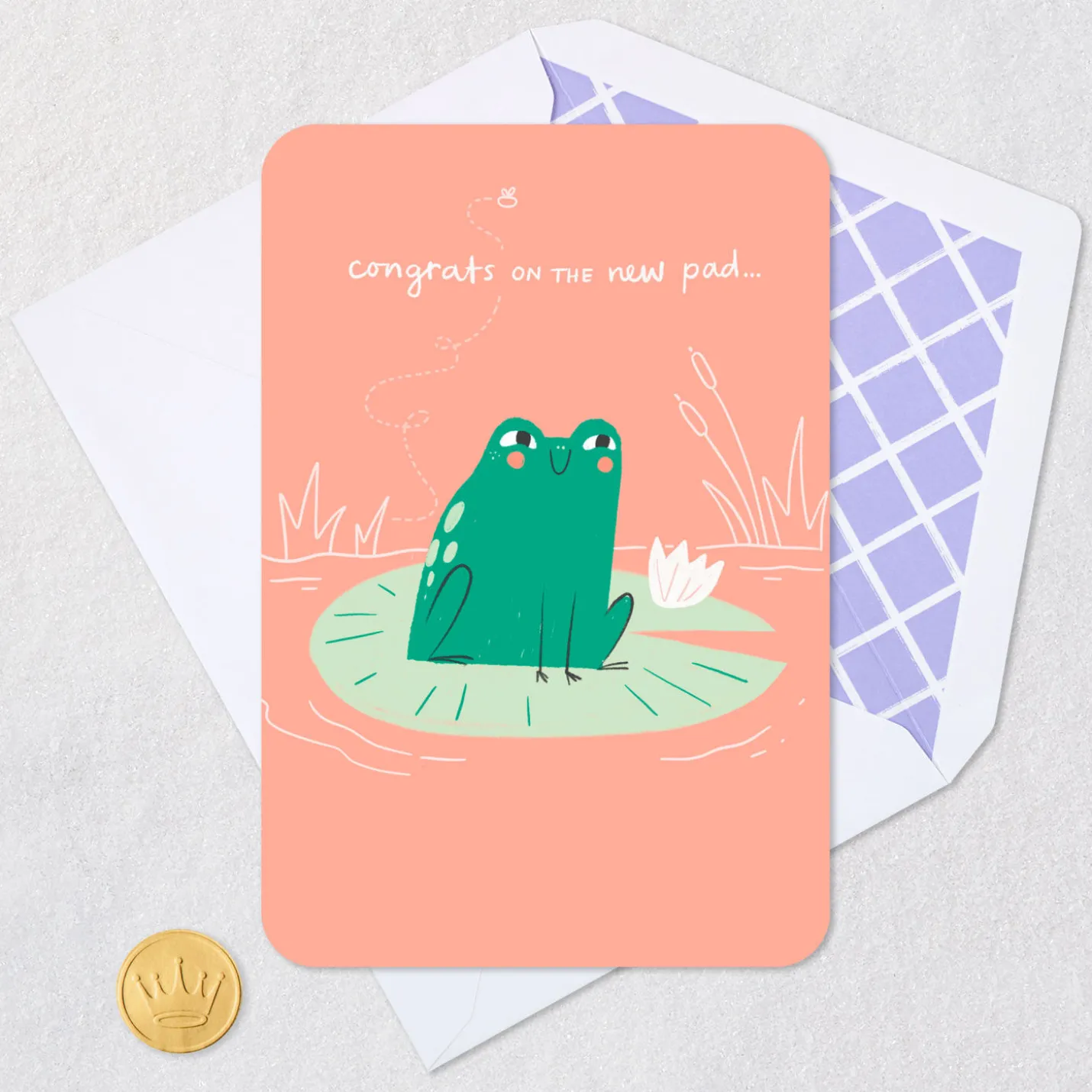 Congrats on the New Pad New Home Card