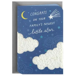 Congrats on Your Newest Little Star New Baby Card
