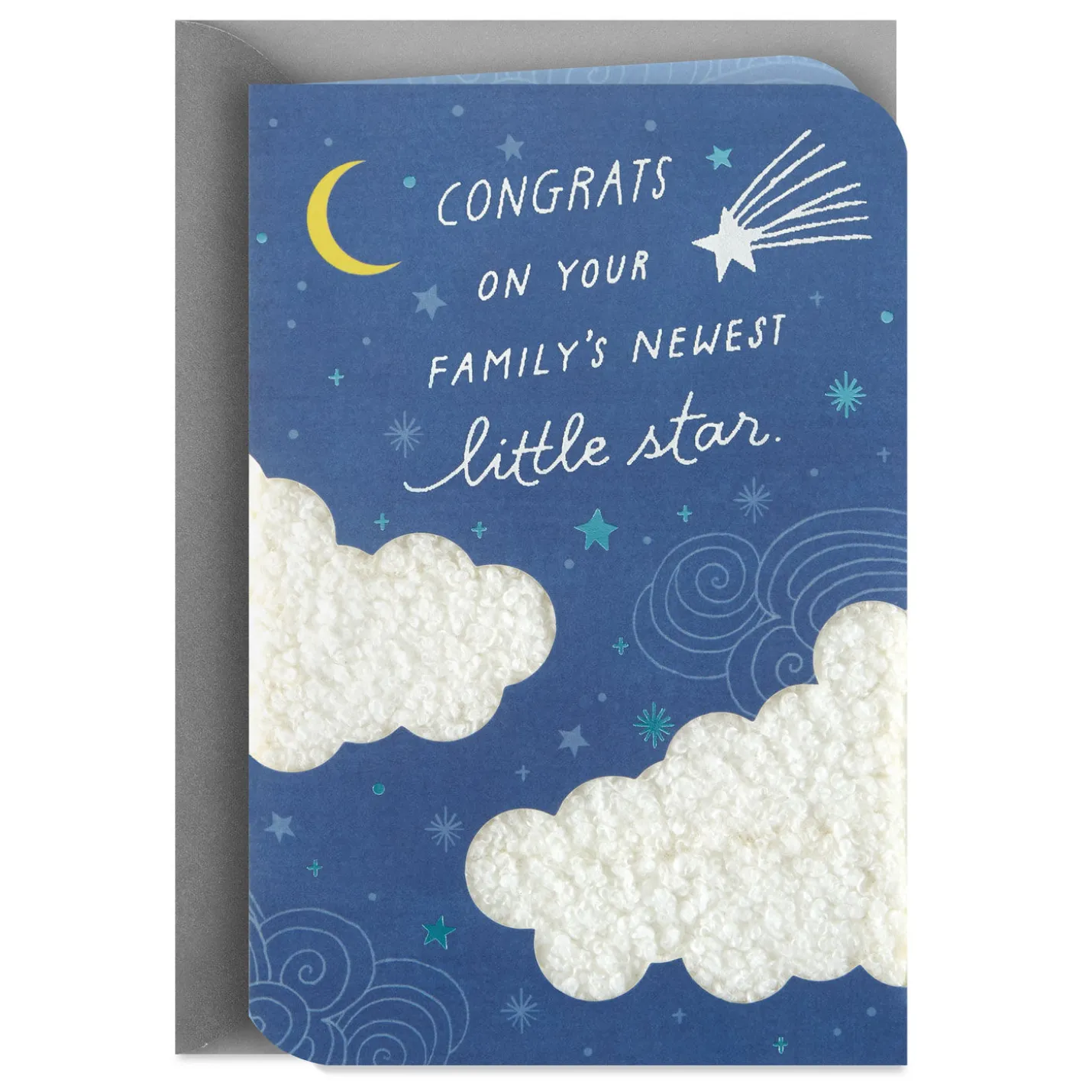 Congrats on Your Newest Little Star New Baby Card