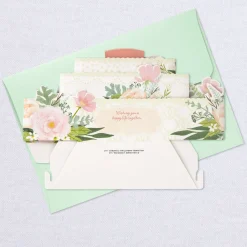 Congrats Three-Tiered Cake 3D Pop-Up Wedding Card