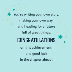 Congratulations and Good Luck Graduation Card