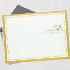 Congratulations on Finding Your Person Wedding Card