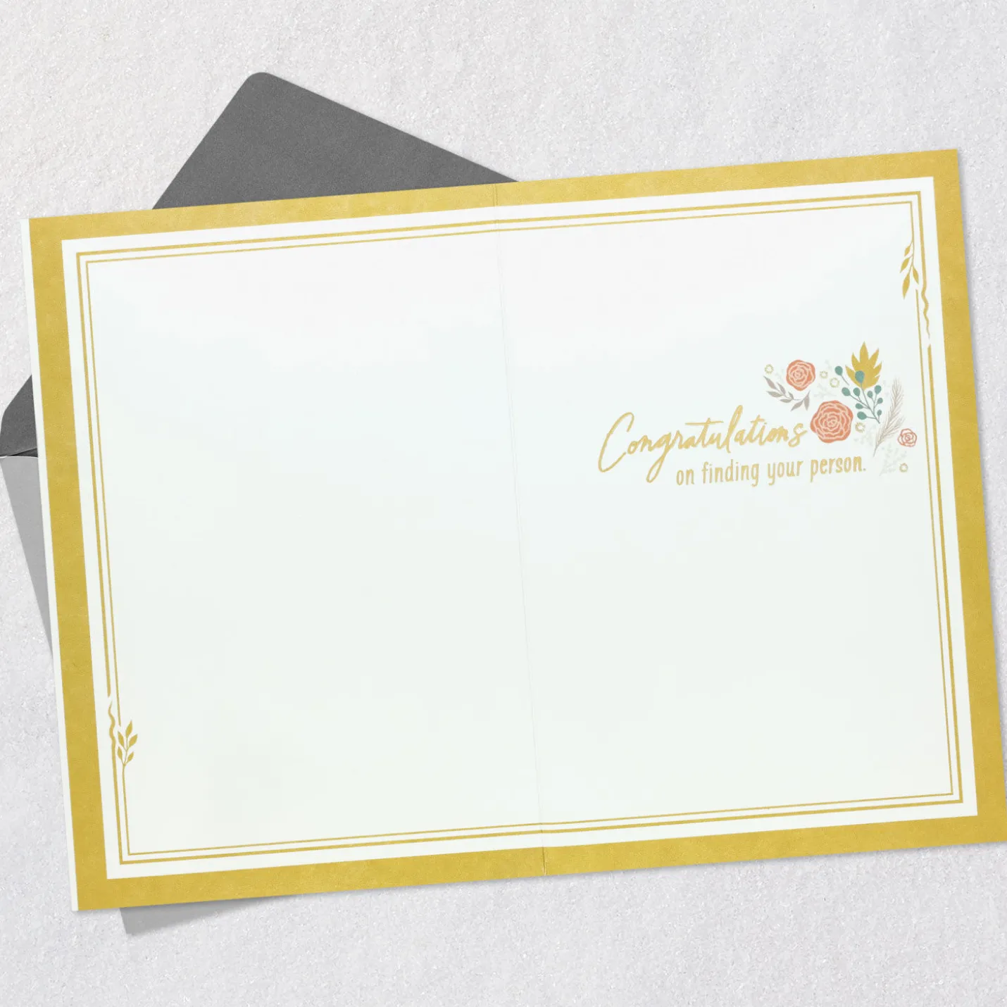 Congratulations on Finding Your Person Wedding Card