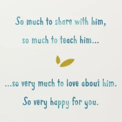 Congratulations on Your Sweet Grandson New Baby Boy Card for Grandparents