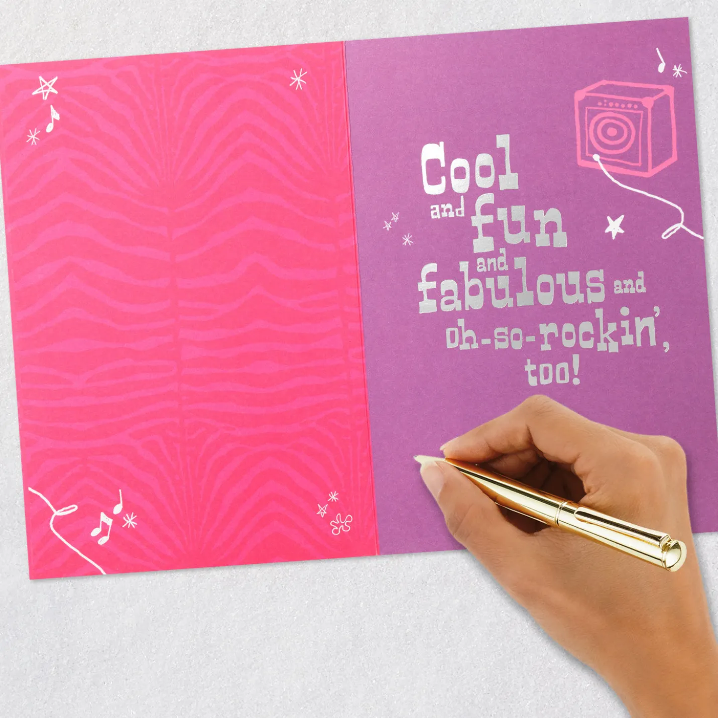 Cool and Fun and Fabulous Girl Birthday Card