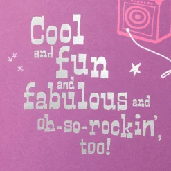 Cool and Fun and Fabulous Girl Birthday Card