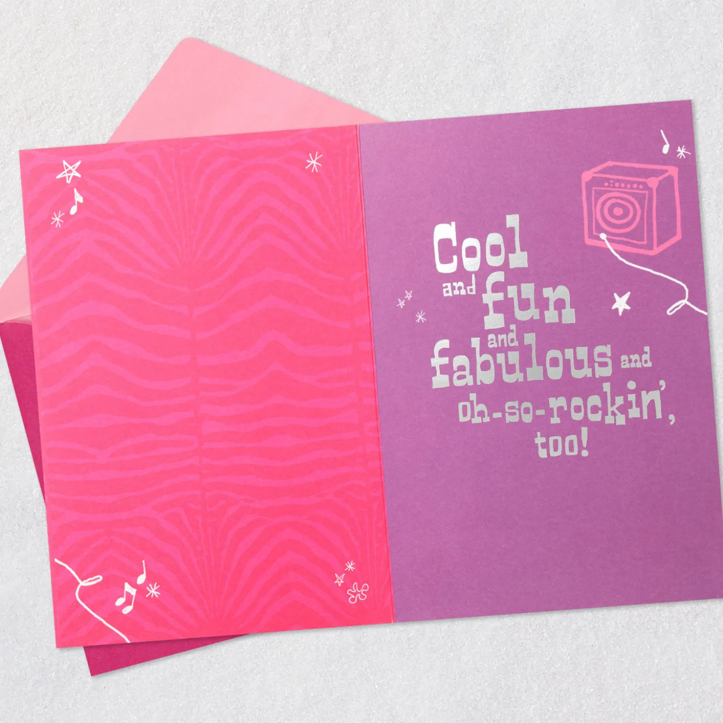 Cool and Fun and Fabulous Girl Birthday Card
