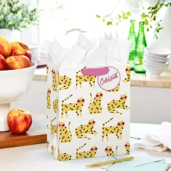 9.6" Cool Cats Celebrate Medium Gift Bag