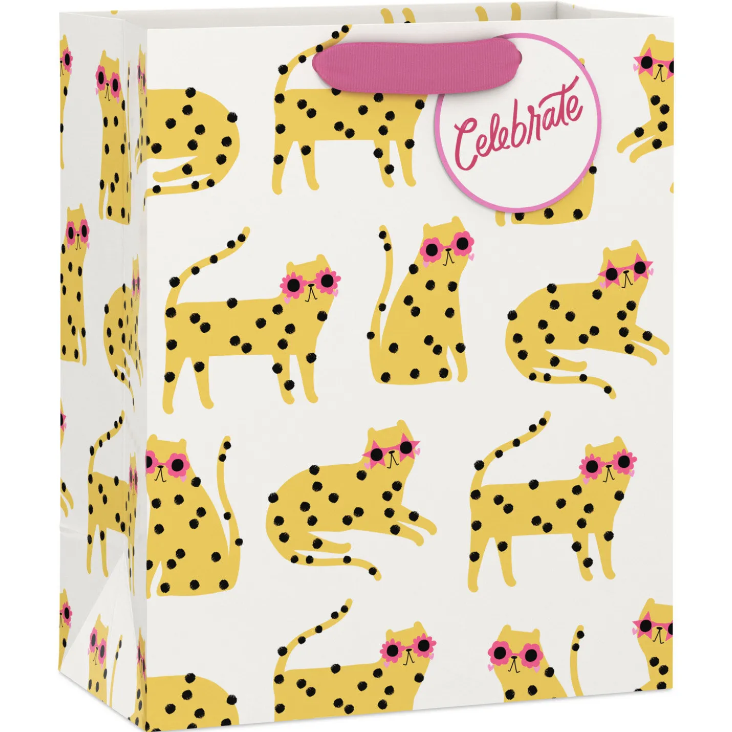 9.6" Cool Cats Celebrate Medium Gift Bag