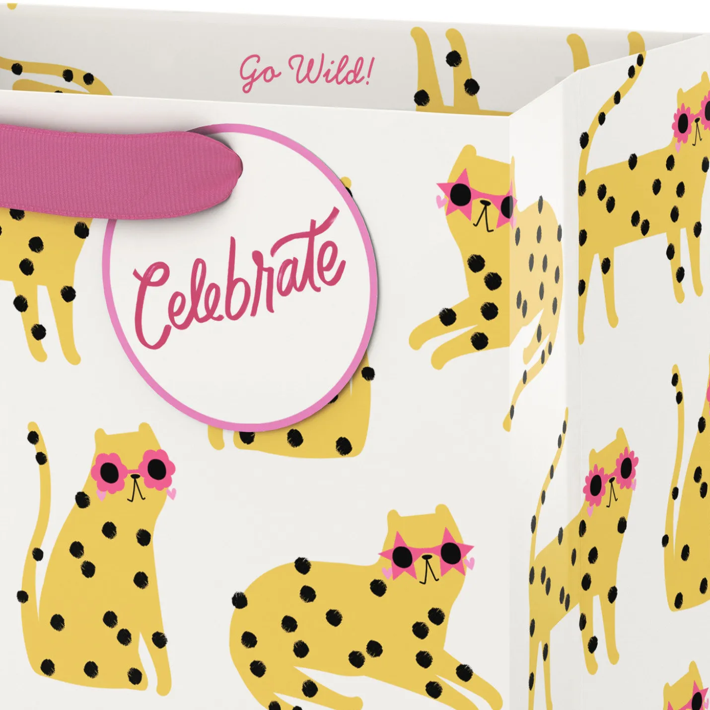 9.6" Cool Cats Celebrate Medium Gift Bag