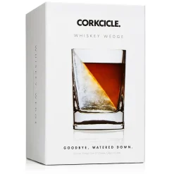 Corkcicle Whiskey Wedge Lowball Glass