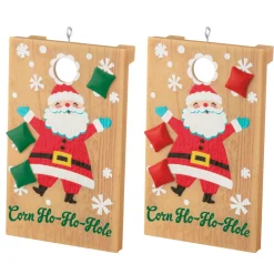 Corn Ho-Ho-Hole Ornaments, Set of 2