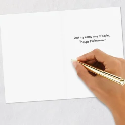 Corny Hi Funny Halloween Card