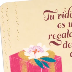 Count Your Blessings Spanish-Language Religious Birthday Card