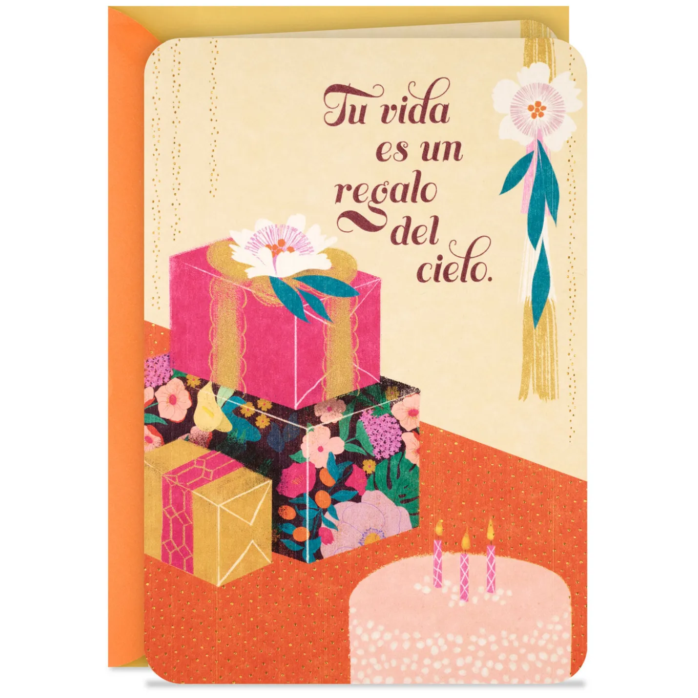 Count Your Blessings Spanish-Language Religious Birthday Card