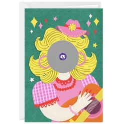 Country Star Howdy Custom Card