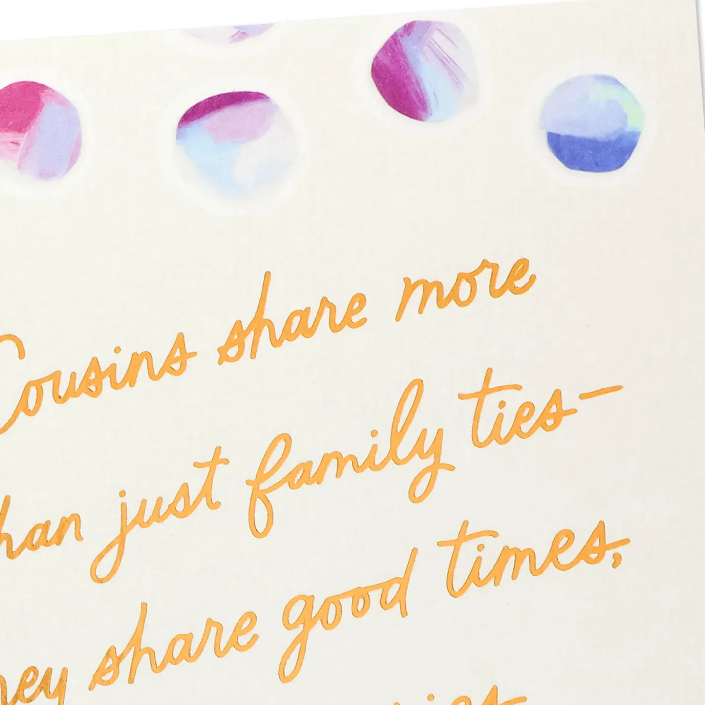 Cousins Share So Much Birthday Card for Cousin
