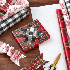 Cozy Christmas 3-Pack Wrapping Paper Assortment, 120 sq. ft.