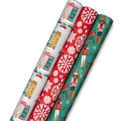 Cozy Traditions 3-Pack Christmas Wrapping Paper