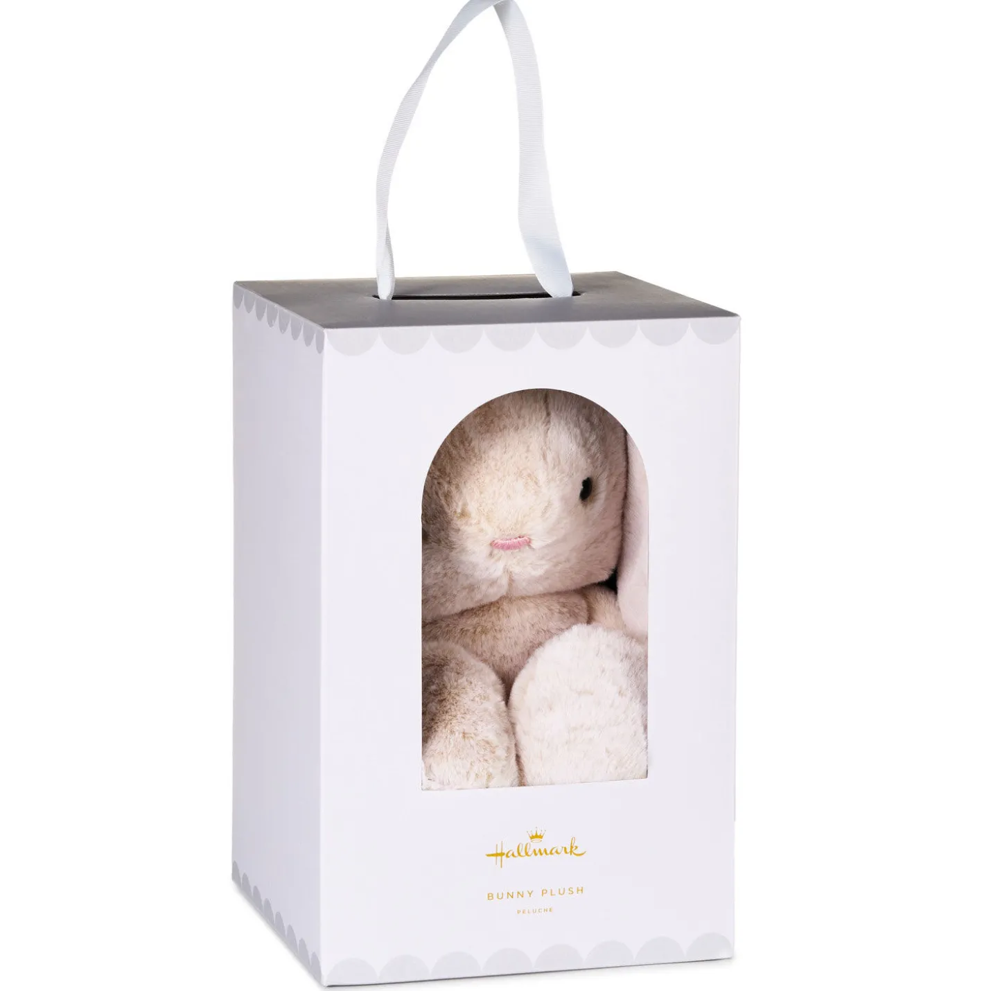 Cream Bunny Plush, 14"