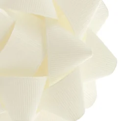 4.6" Cream Grosgrain Ribbon Gift Bow