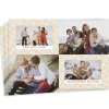 Cream Plaid Flat Photo Card