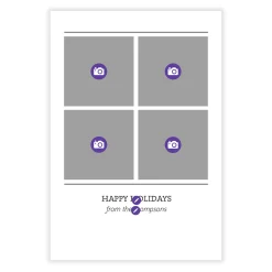 Create Your Own Collage Happy Flat Holiday Card