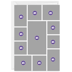 Create Your Own 11-Photo Collage Custom Card