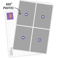Create Your Own 4-Photo Collage Custom Card
