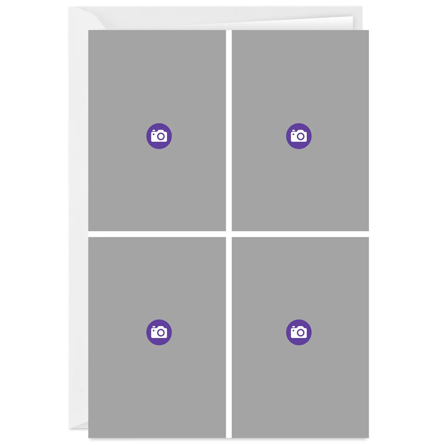 Create Your Own 4-Photo Collage Custom Card
