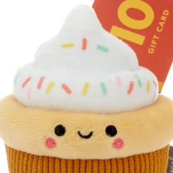 Cupcake Plush Gift Card Holder