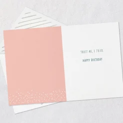 Cupcakes Don't Fit Funny Birthday Card