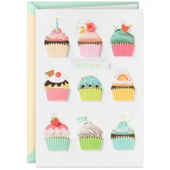 Cupcakes Truly Sweet Birthday Card