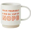 Cup of Nope Funny Mug, 16 oz.