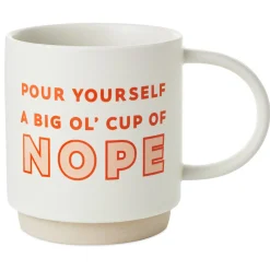 Cup of Nope Funny Mug, 16 oz.