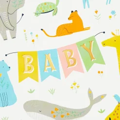 Cute and Cuddly Assorted New Baby Cards, Pack of 12