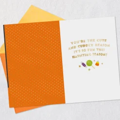 Cute and Cuddly Ghost Baby's First Halloween Card