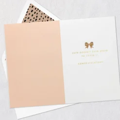 Cute Doesn't Begin to Cover It New Baby Girl Card