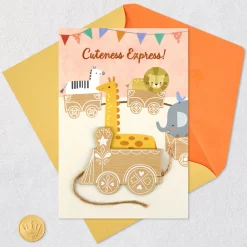 Cuteness Express New Baby Girl Card