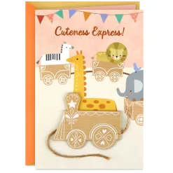 Cuteness Express New Baby Girl Card