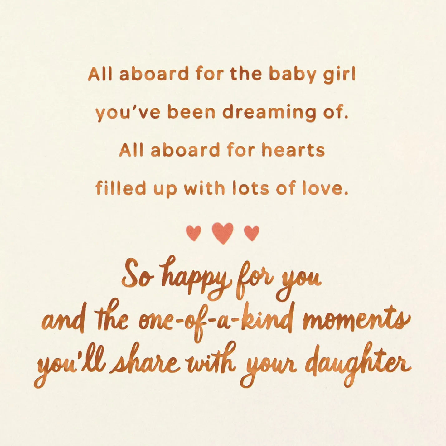 Cuteness Express New Baby Girl Card