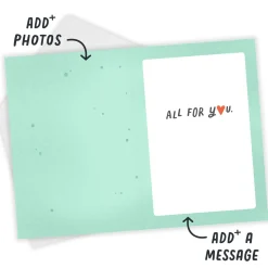Cute Otter Hugs Custom Card