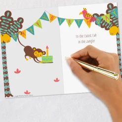 Cutest Cub in the Jungle First Birthday Card for Boys