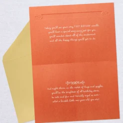 Cute Tiger Blessed and Loved First Birthday Card