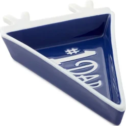 #1 Dad Pennant-Shaped Trinket Tray