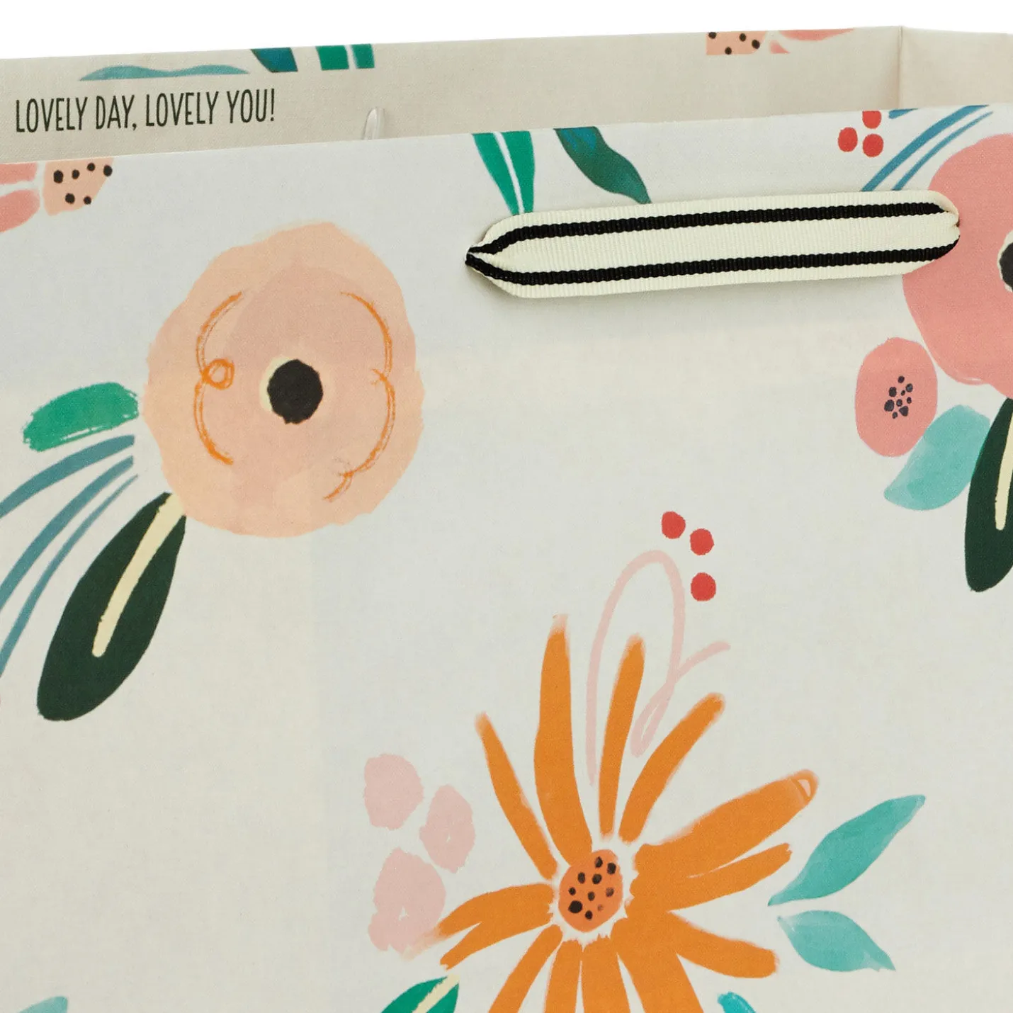 15" Dainty Floral Extra-Deep Gift Bag