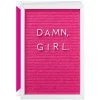 Damn, Girl Birthday Card for Her
