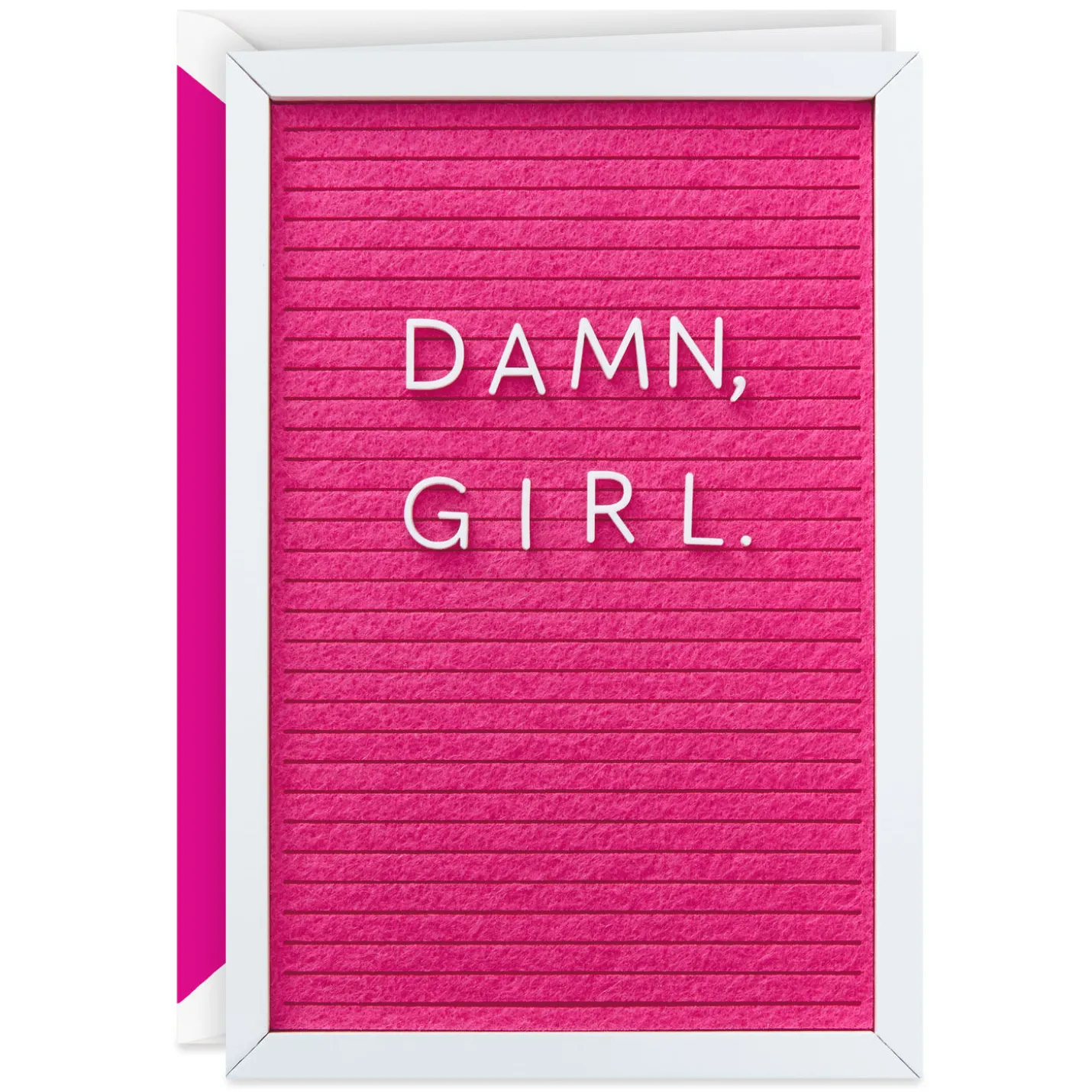 Damn, Girl Birthday Card for Her