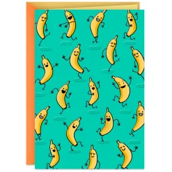 Dancing Bananas Blank Card