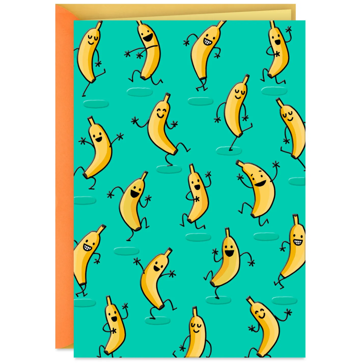 Dancing Bananas Blank Card